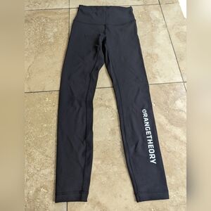 Orange theory for Lululemon leggings